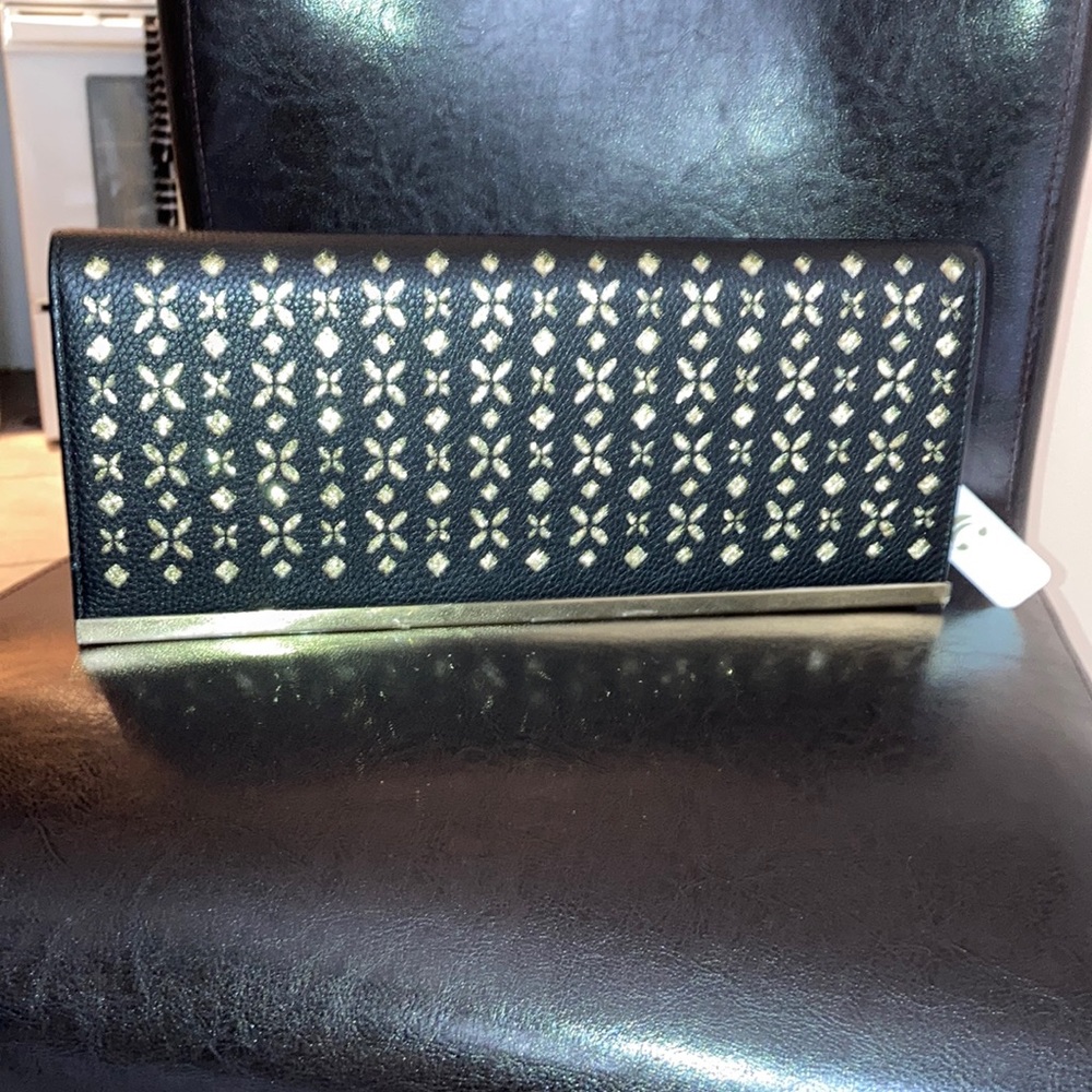 Charming Charlie clutch with gold chain brand new with tag